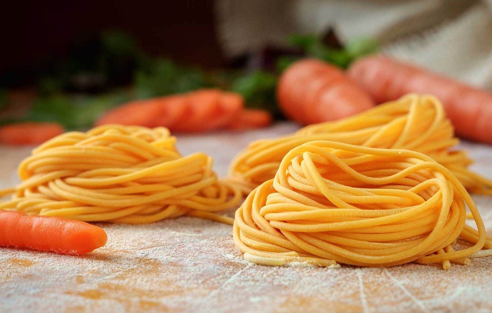 How To Make Fresh Carrot Pasta from Scratch